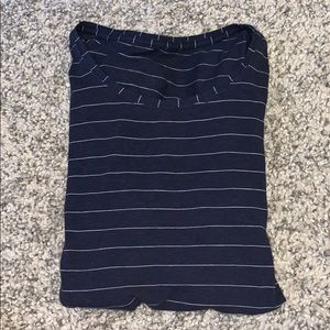 Lululemon love crew stripe short sleeve tee navy